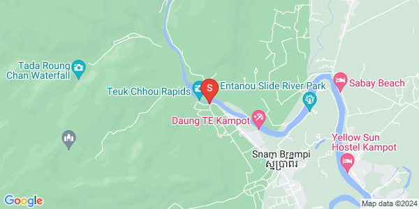 Mapa: Makprang, Tuek Chhou, Kampot