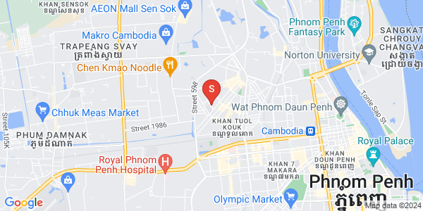 แผนที่ บึงกัก 2, ตวลโคก, พนมเปญ