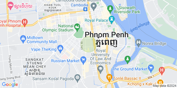 Mapa: BKK 2, Boeng Keng Kang, Phnom Penh