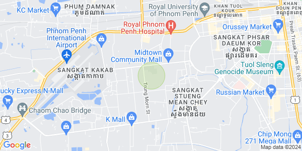แผนที่ โอวแบกกอาม, แซนสก, พนมเปญ