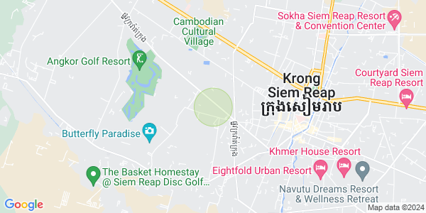 Map of Svay Dankum, Siem Reap