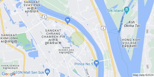 Map of Russey Keo, Phnom Penh