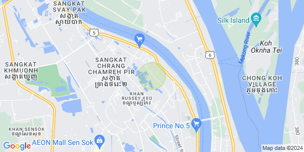 Mapa: Russey Keo, Phnom Penh