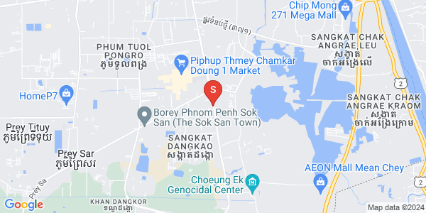Carte de Prey Sa, Dangkao, Phnom Penh