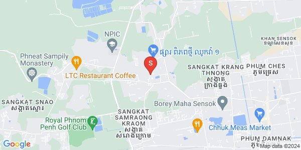 Mapa: Chaom Chau 1, Por Sen Chey, Phnom Penh