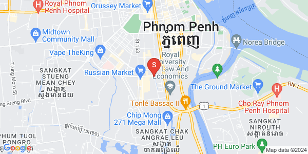 Mapa: Toul Tum Poung 2, Chamkarmon, Phnom Penh