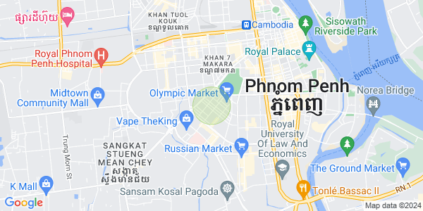 Mapa: Toul Svay Prey 2, Boeng Keng Kang, Phnom Penh