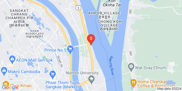 Map of Chroy Changvar, Phnom Penh