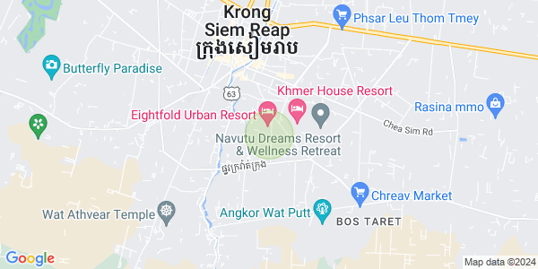 Mapa: Sala Kamraeuk, Siem Reap