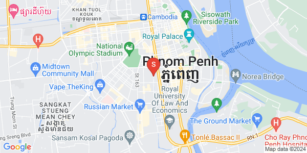 BKK 2, ボンケンコン, プノンペンの地図