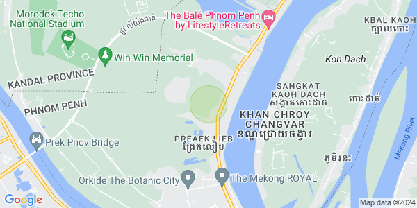 Bak Kaeng구역, 수정화구, 프놈펜 지도