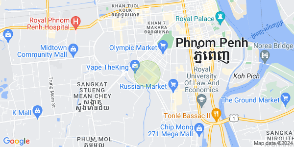แผนที่ ตุมนบตึก, บึงเกงกอง, พนมเปญ