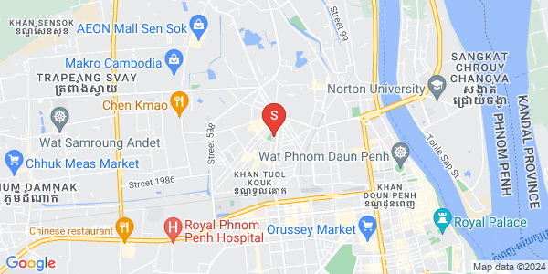 万谷湖1分区, 堆谷区, 金边地图