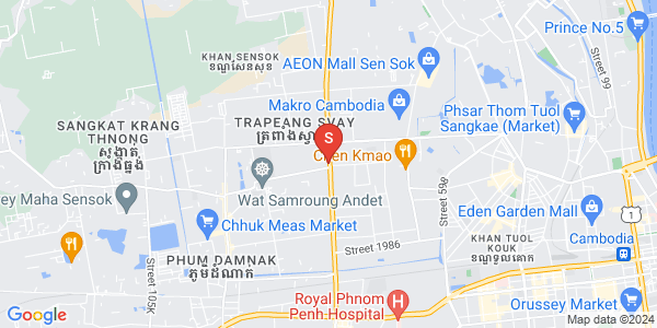 Mapa: Phnom Penh Thmey, Sen Sok, Phnom Penh