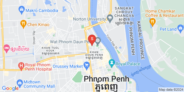 新金边, 森速区, 金边地图