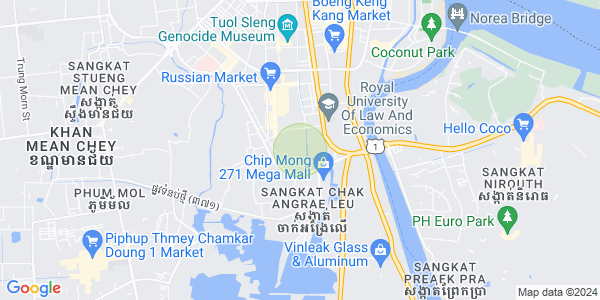 沙南哥分区, 占卡蒙, 金边地图