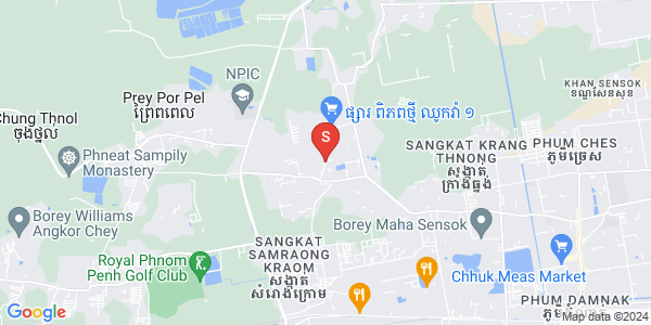 Map of Ponhea Pon, Prek Pnov, Phnom Penh