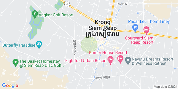Map of Svay Dankum, Siem Reap