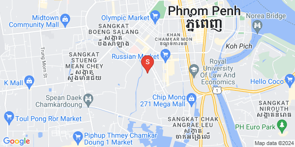 Boeung Tumpun分区, 棉芷区, 金边地图