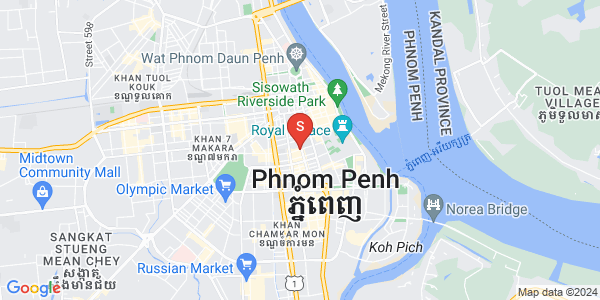 แผนที่ ผสาร์กันดาล 2, ดวนป็ญ, พนมเปญ