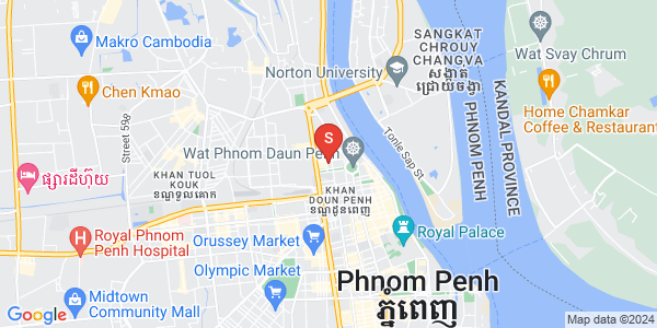 แผนที่ สระจก, ดวนป็ญ, พนมเปญ
