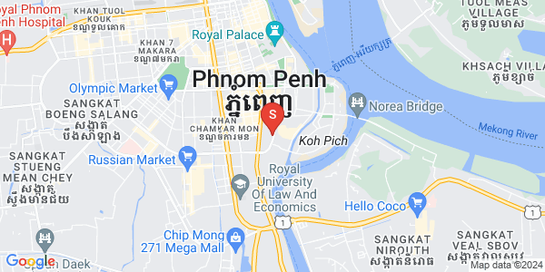 แผนที่ โตนเลบาสัก, จัมการมอน, พนมเปญ