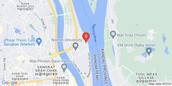 River Street Mekong, 水净华区, 金边地图