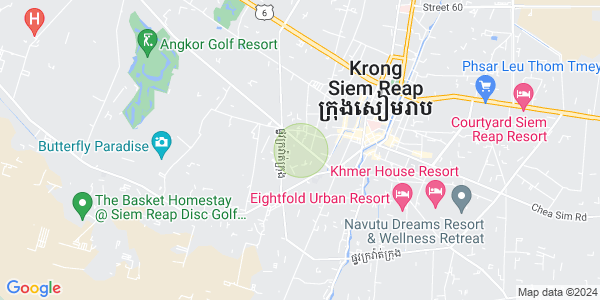 Map of Svay Dankum, Siem Reap