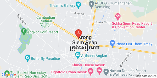 Mapa: Srangae, Siem Reap