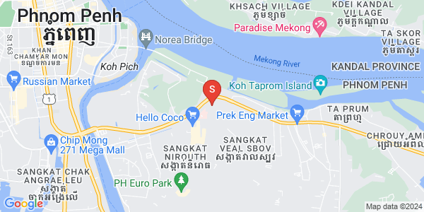 Map of Veal Sbov, Chbar Ampov, Phnom Penh