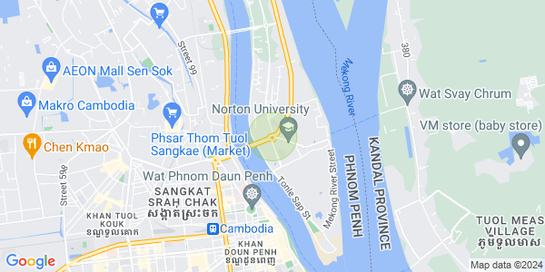 Mapa: Chroy Changvar, Phnom Penh