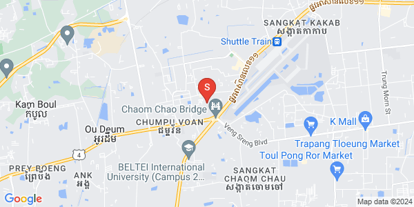 Carte de Chaom Chau 1, Por Sen Chey, Phnom Penh