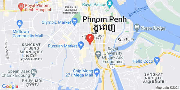 BKK 3, ボンケンコン, プノンペンの地図