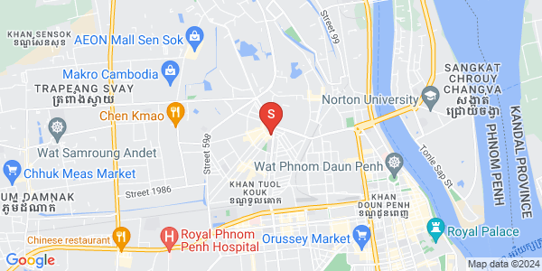 万谷湖1分区, 堆谷区, 金边地图