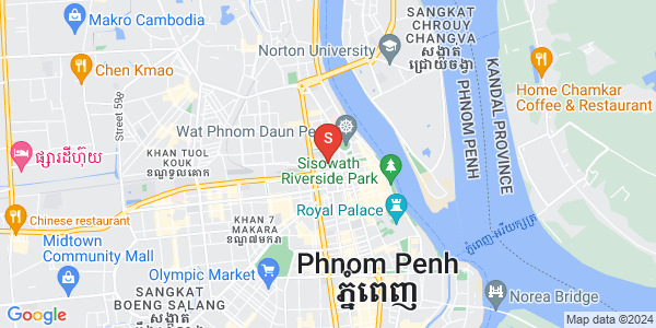 Mapa: Chakto Mukh, Daun Penh, Phnom Penh