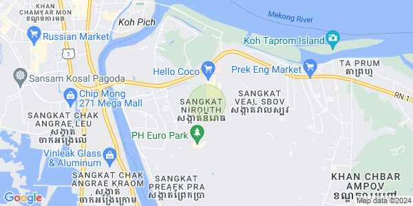 Carte de Nirouth, Chbar Ampov, Phnom Penh
