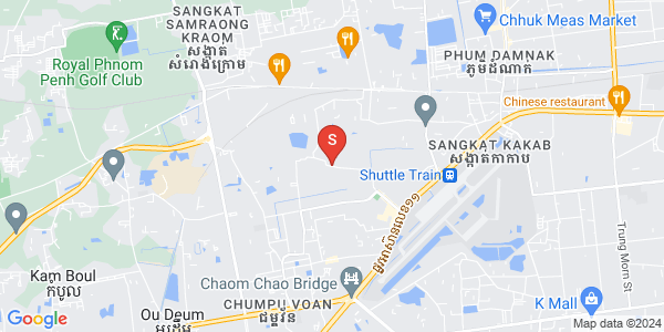 Mapa: Snaor, Kamboul, Phnom Penh