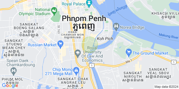 Map of BKK 1, Boeng Keng Kang, Phnom Penh