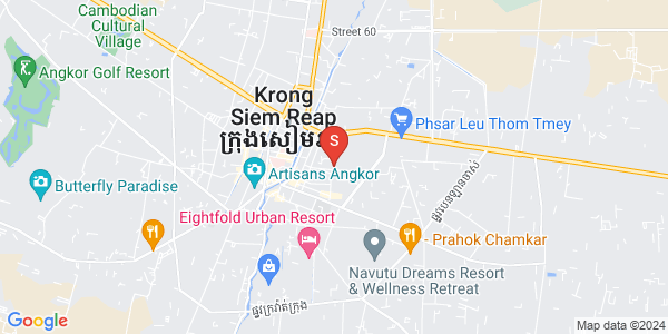 Mapa: Sala Kamraeuk, Siem Reap