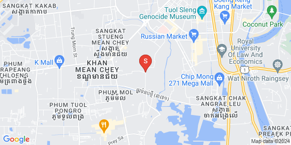 แผนที่ สตึงมានជัย 1, เมียนเจ็ย, พนมเปญ