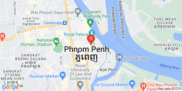 四臂湾分区, 隆边区, 金边地图