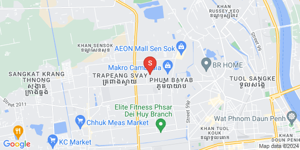 Mapa: Phnom Penh Thmey, Sen Sok, Phnom Penh