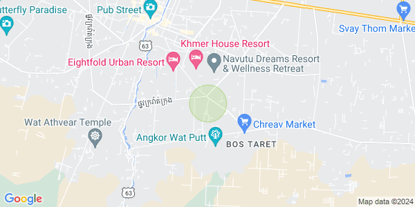 Map of Sala Kamraeuk, Siem Reap