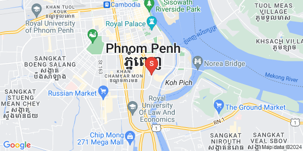 แผนที่ โตนเลบาสัก, จัมการมอน, พนมเปญ