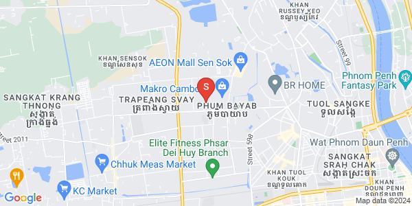 Mapa: Phnom Penh Thmey, Sen Sok, Phnom Penh