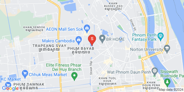 Map of Phnom Penh Thmey, Sen Sok, Phnom Penh