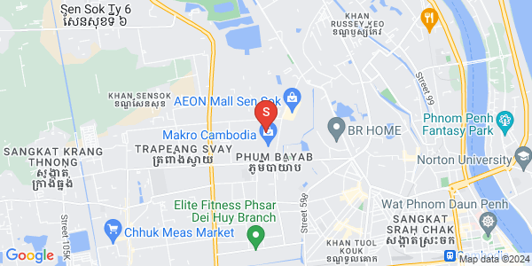 新金边, 森速区, 金边地图