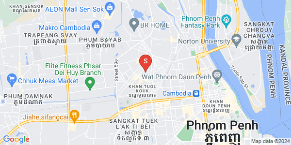 万谷湖1分区, 堆谷区, 金边地图