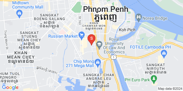 แผนที่ บึงตระเบก, จัมการมอน, พนมเปญ