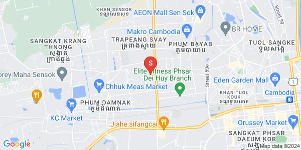 Mapa: The Park Land Sen Sok